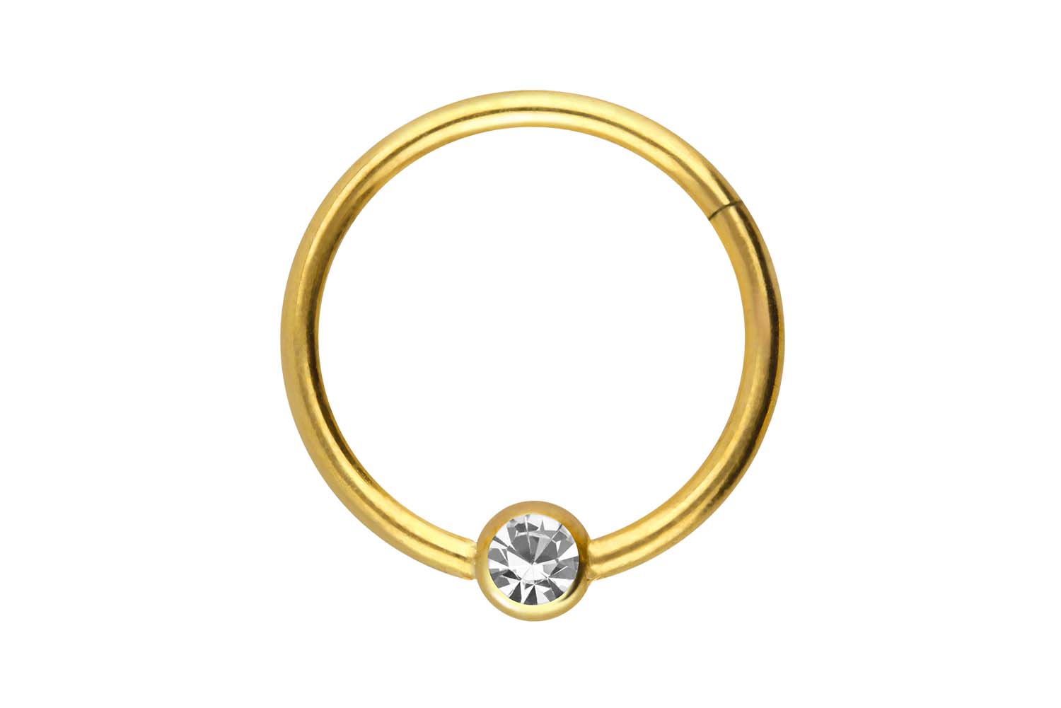 Titan Segmentring Clicker Piercing KRISTALL ++SALE++